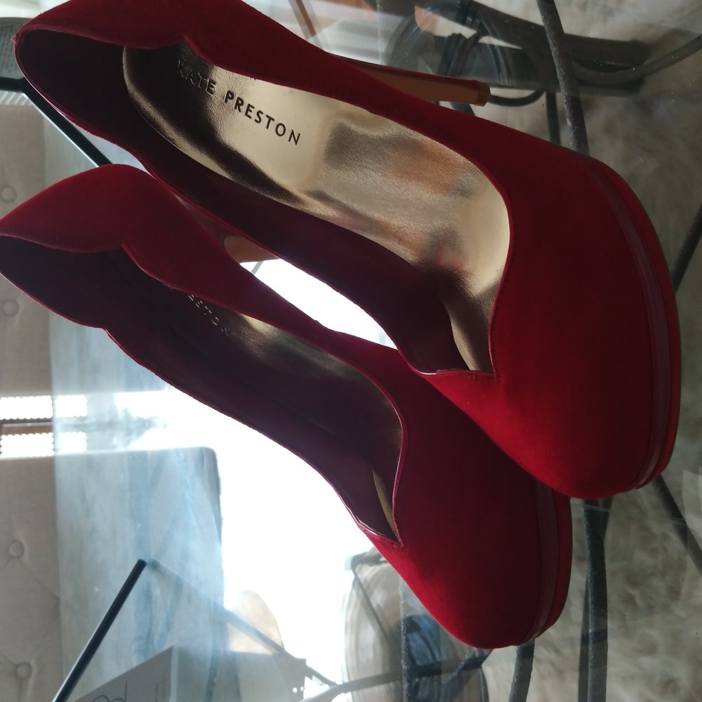 size 11 Kate Preston heels, 6 inch platform heels